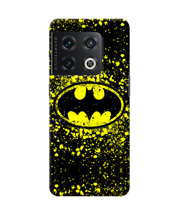 Batman last knight print yellow OnePlus 10 Pro 5G Back Cover