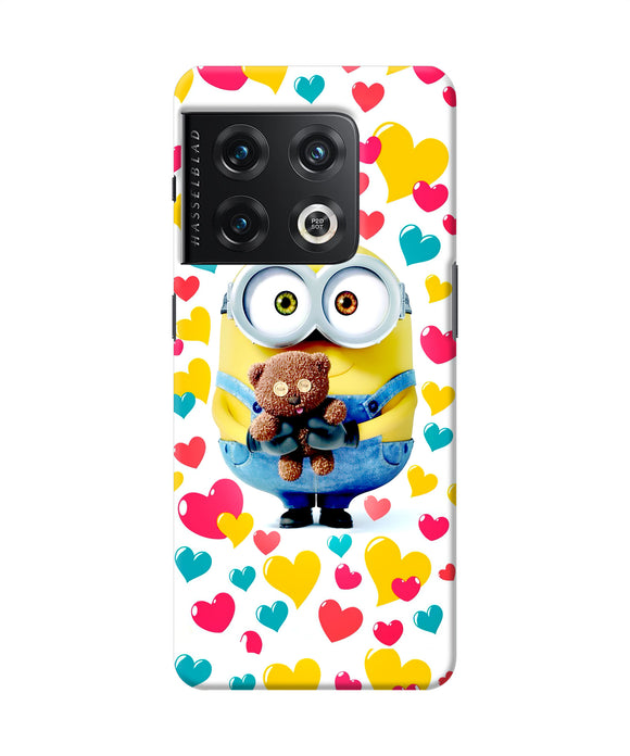 Minion teddy hearts OnePlus 10 Pro 5G Back Cover