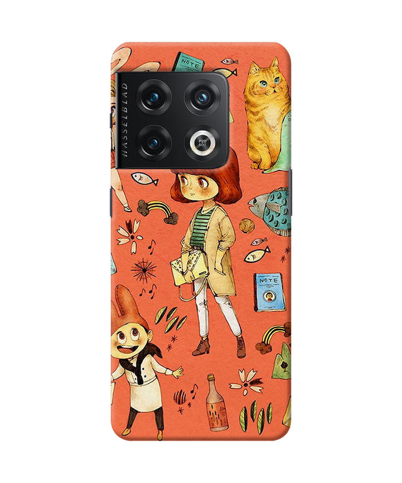 Canvas little girl print OnePlus 10 Pro 5G Back Cover