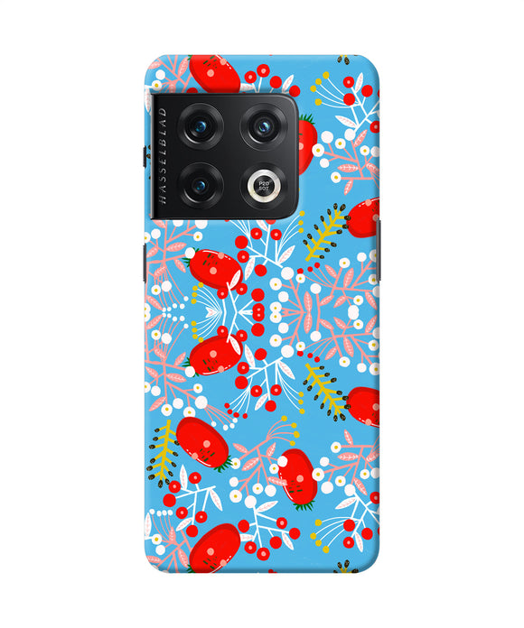 Small red animation pattern OnePlus 10 Pro 5G Back Cover