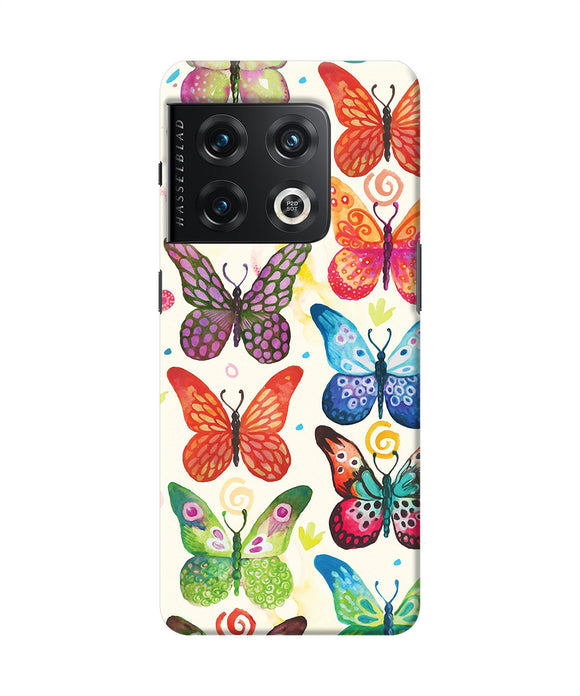 Abstract butterfly print OnePlus 10 Pro 5G Back Cover