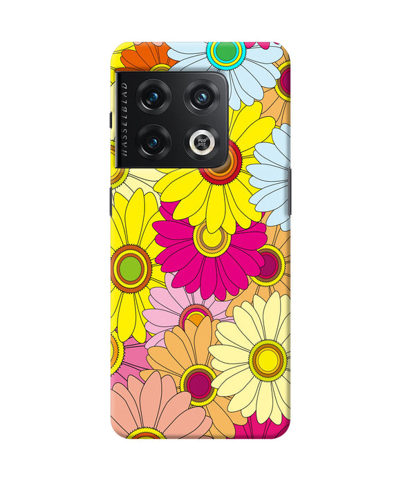 Abstract colorful flowers OnePlus 10 Pro 5G Back Cover