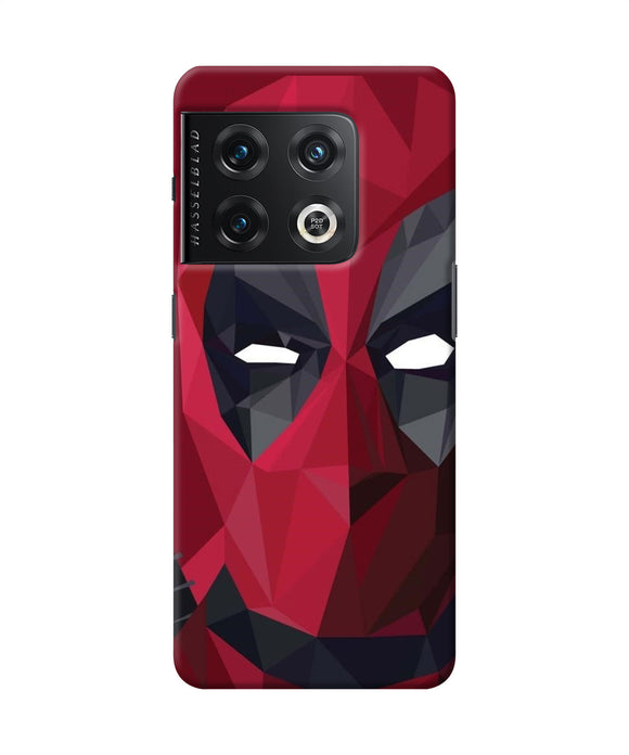 Abstract deadpool mask OnePlus 10 Pro 5G Back Cover