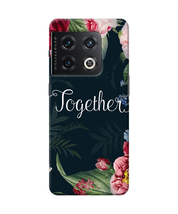Together flower OnePlus 10 Pro 5G Back Cover