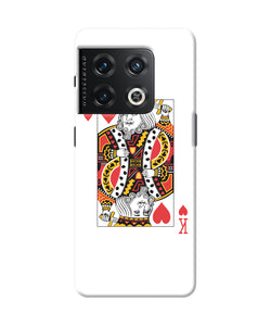 Heart king card OnePlus 10 Pro 5G Back Cover