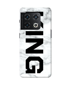 King marble text OnePlus 10 Pro 5G Back Cover