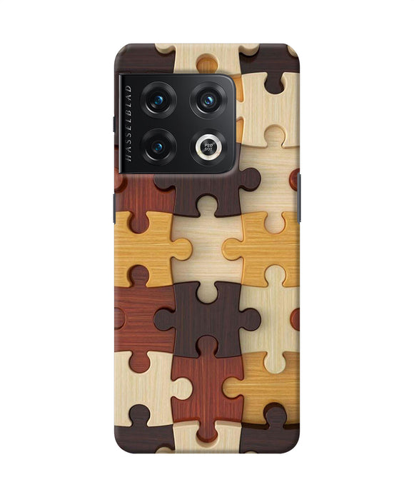 Wooden puzzle OnePlus 10 Pro 5G Back Cover