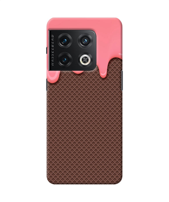 Waffle cream biscuit OnePlus 10 Pro 5G Back Cover