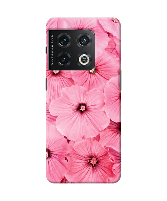 Pink flowers OnePlus 10 Pro 5G Back Cover
