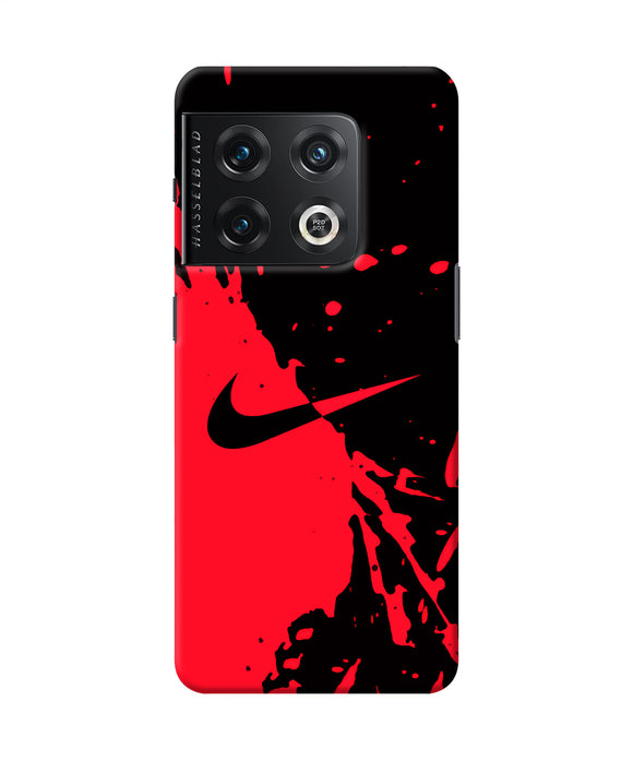 Nike red black poster OnePlus 10 Pro 5G Back Cover