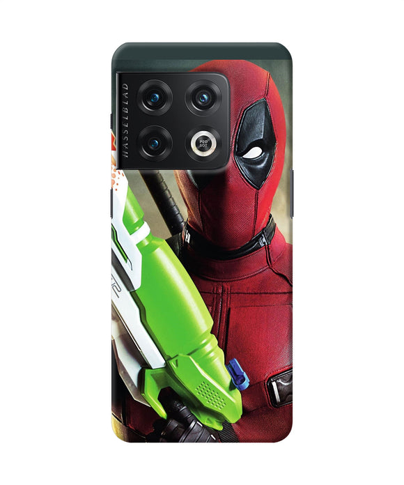 Deadpool funny gun OnePlus 10 Pro 5G Back Cover