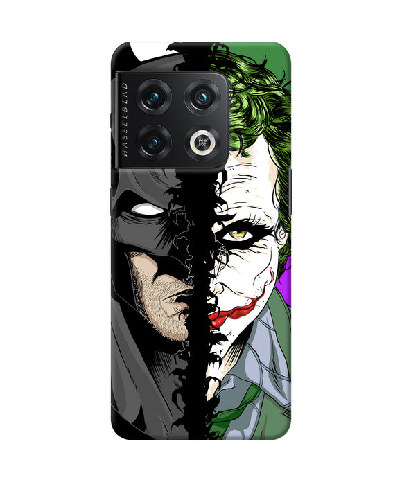Batman vs joker half face OnePlus 10 Pro 5G Back Cover