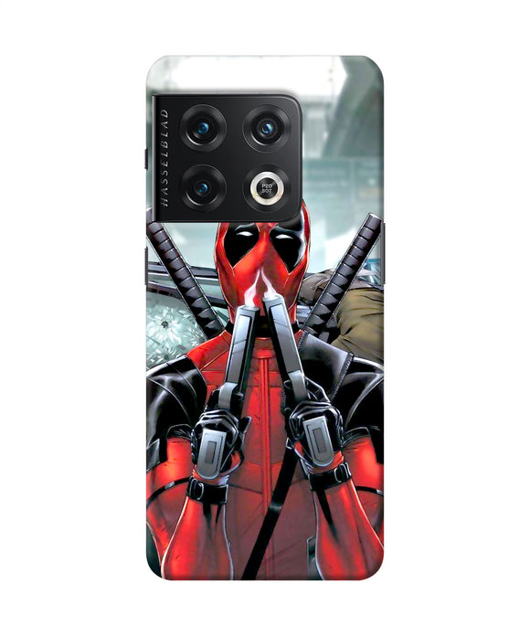 Deadpool with gun OnePlus 10 Pro 5G Back Cover