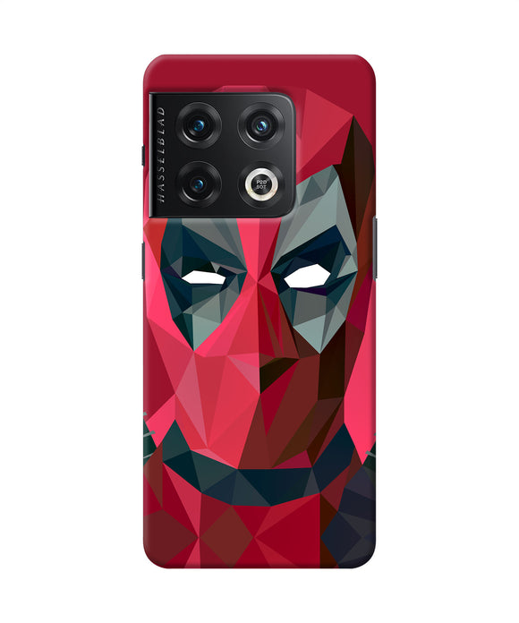 Abstract deadpool full mask OnePlus 10 Pro 5G Back Cover