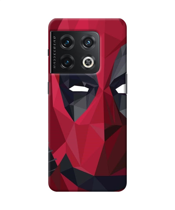 Abstract deadpool half mask OnePlus 10 Pro 5G Back Cover