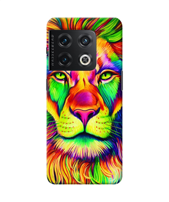 Lion color poster OnePlus 10 Pro 5G Back Cover