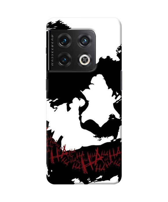 Black and white joker rugh sketch OnePlus 10 Pro 5G Back Cover