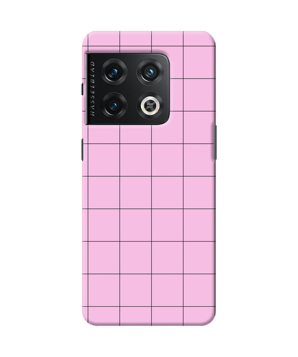 Pink square print OnePlus 10 Pro 5G Back Cover