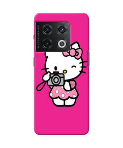 Hello kitty cam pink OnePlus 10 Pro 5G Back Cover