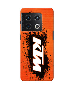 KTM black spray OnePlus 10 Pro 5G Back Cover