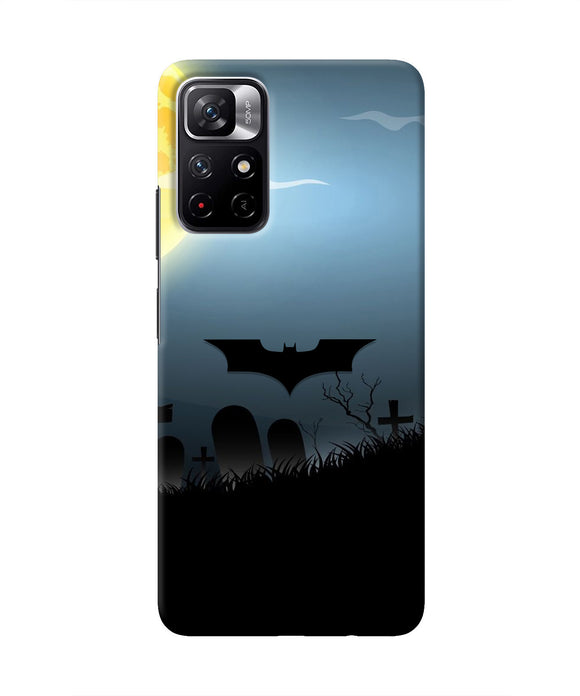 Batman Scary cemetry Poco M4 Pro 5G Real 4D Back Cover