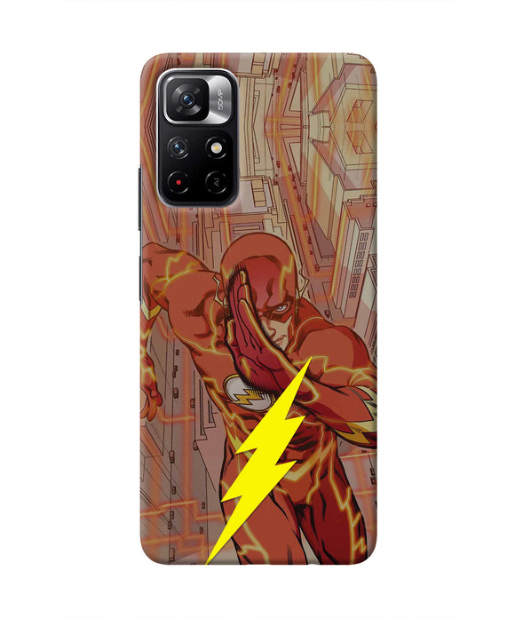 Flash Running Poco M4 Pro 5G Real 4D Back Cover