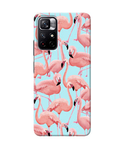 Abstract sheer bird print Poco M4 Pro 5G Back Cover