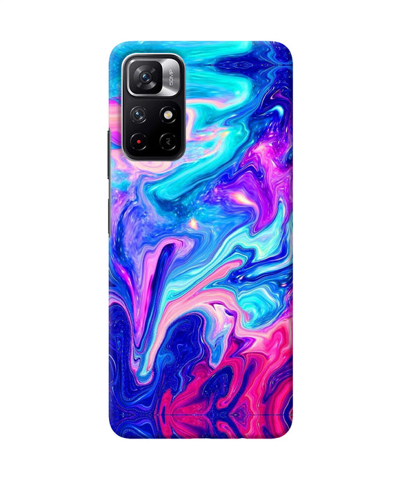 Abstract colorful water Poco M4 Pro 5G Back Cover