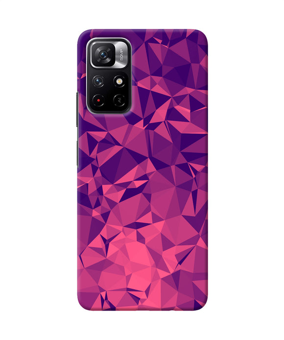 Abstract red blue shine Poco M4 Pro 5G Back Cover