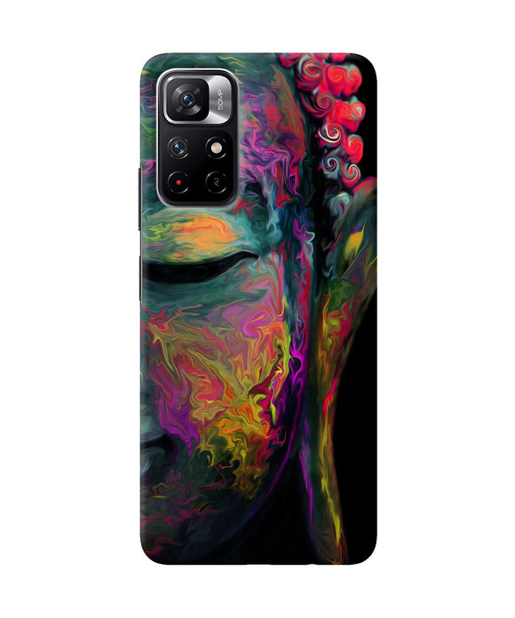 Buddha face painting Poco M4 Pro 5G Back Cover