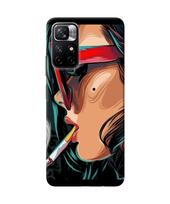 Smoking girl Poco M4 Pro 5G Back Cover