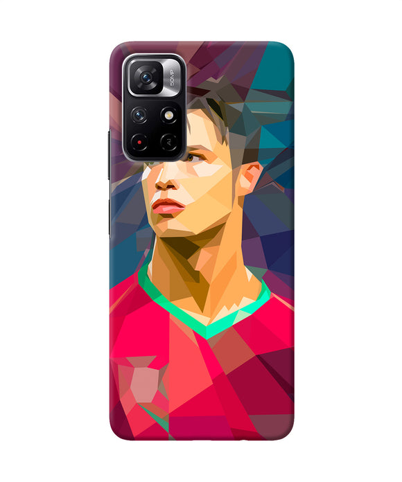 Abstract ronaldo Poco M4 Pro 5G Back Cover
