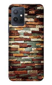 Bricks Pattern IQOO Z6 5G Back Cover