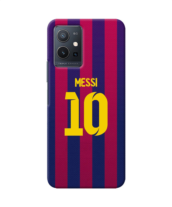 Messi 10 tshirt IQOO Z6 5G Back Cover