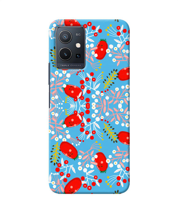 Small red animation pattern IQOO Z6 5G Back Cover