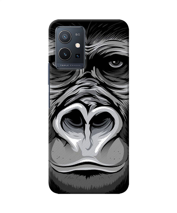 Black chimpanzee IQOO Z6 5G Back Cover