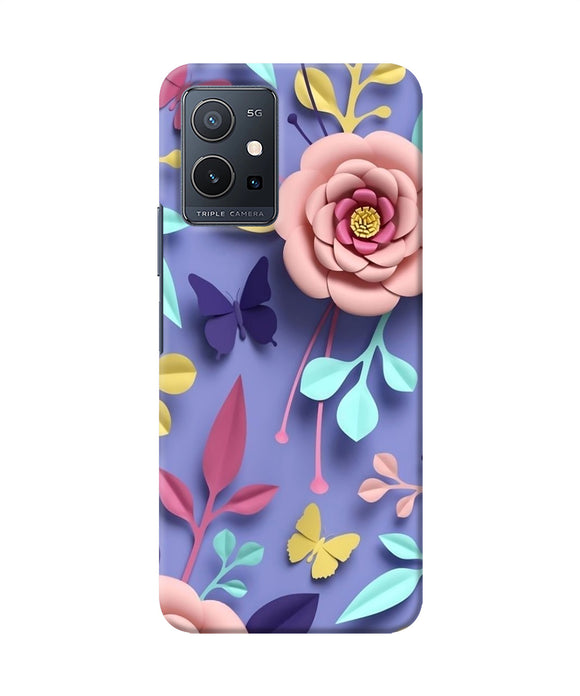 Flower canvas IQOO Z6 5G Back Cover