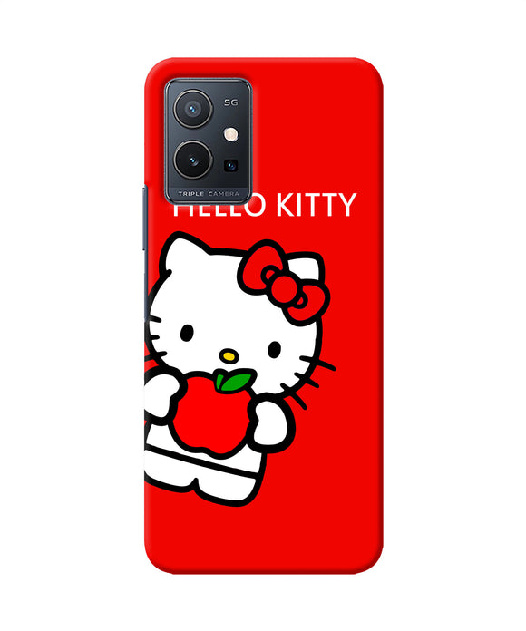 Hello kitty red IQOO Z6 5G Back Cover