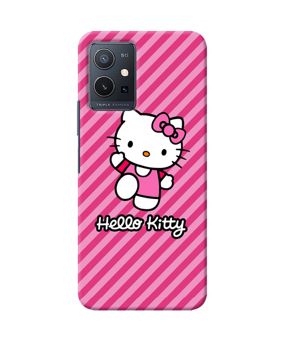 Hello kitty pink IQOO Z6 5G Back Cover