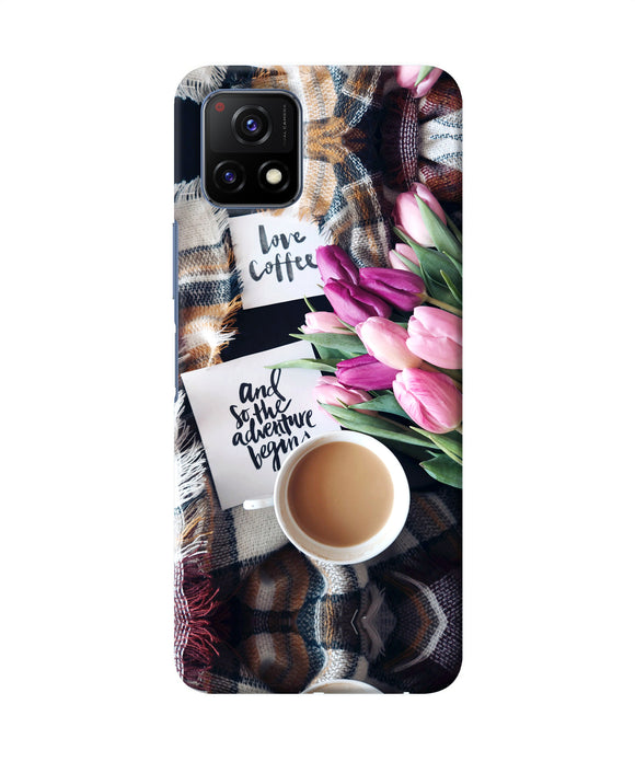 Love Coffee Quotes Vivo Y72 5G Back Cover