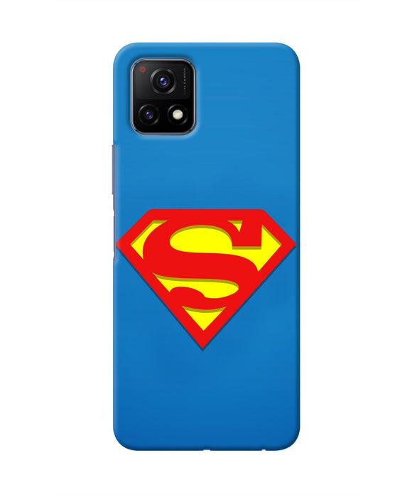 Superman Blue Vivo Y72 5G Real 4D Back Cover