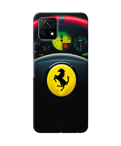 Ferrari Steeriing Wheel Vivo Y72 5G Real 4D Back Cover