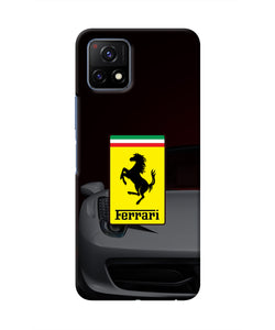 White Ferrari Vivo Y72 5G Real 4D Back Cover