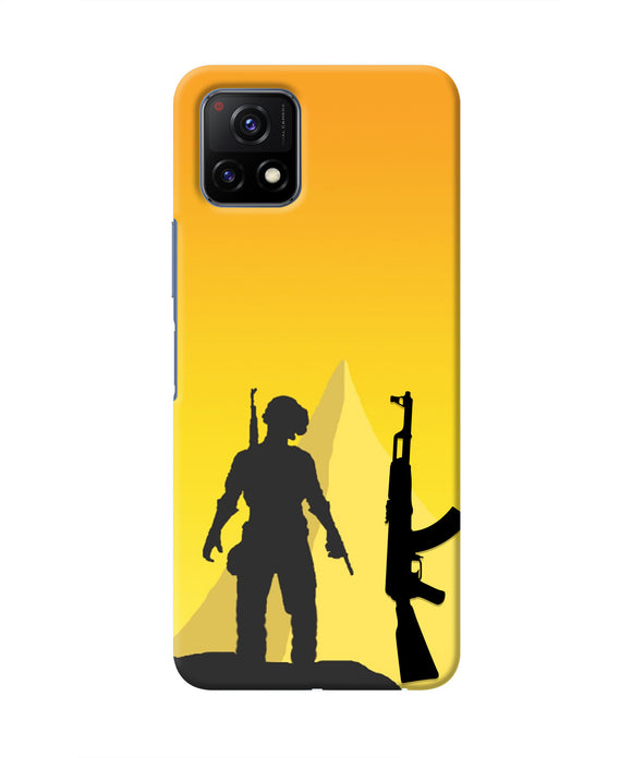 PUBG Silhouette Vivo Y72 5G Real 4D Back Cover