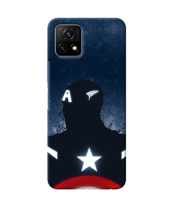 Captain america Shield Vivo Y72 5G Real 4D Back Cover