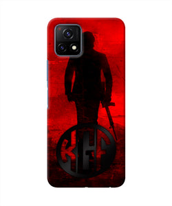 Rocky Bhai K G F Chapter 2 Logo Vivo Y72 5G Real 4D Back Cover