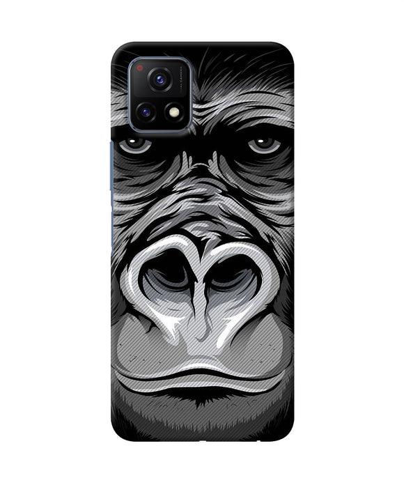 Black chimpanzee Vivo Y72 5G Back Cover