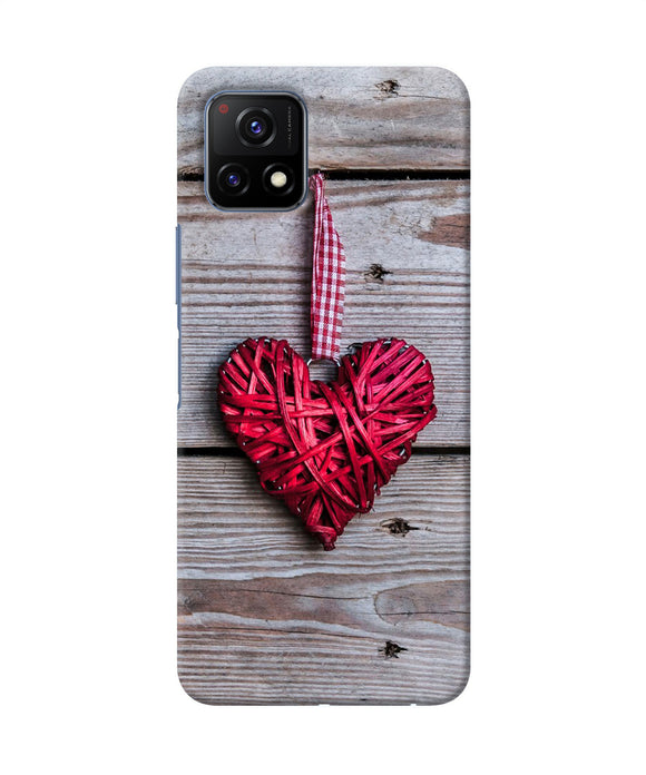 Lace heart Vivo Y72 5G Back Cover