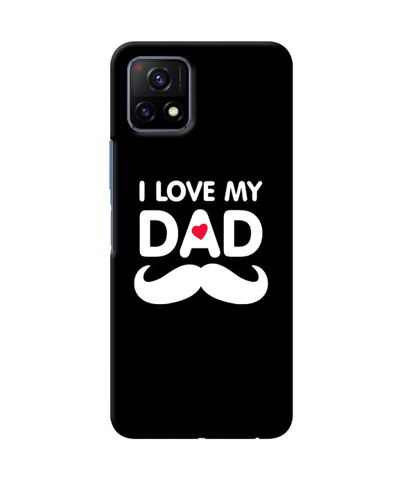 I love my dad mustache Vivo Y72 5G Back Cover