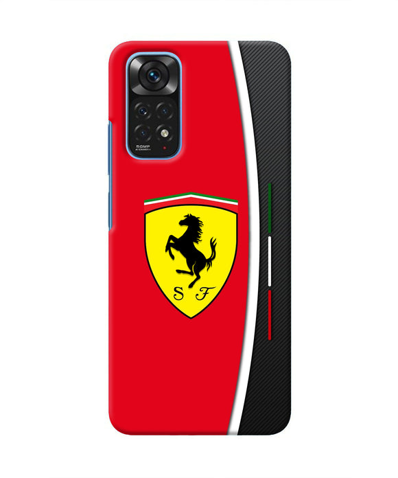 Ferrari Abstract Redmi Note 11/11S Real 4D Back Cover